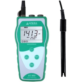 Máy đo độ dẫn/TDS/độ mặn/nhiệt độ cầm tay Apera EC850